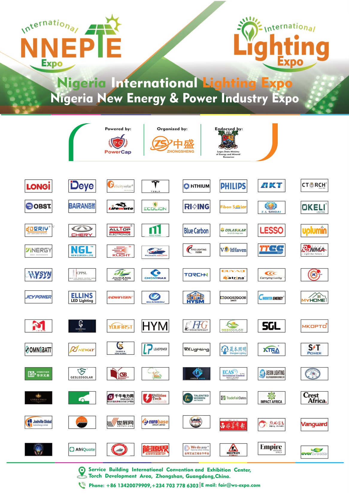 Nigeria International Lighting Expo 2026 — page 69: Back Cover — Contact the Organising Committee