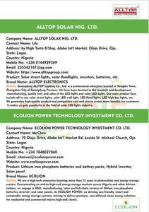 Nigeria International Lighting Expo 2026 page 32 thumbnail