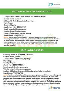 Nigeria International Lighting Expo 2026 page 39 thumbnail