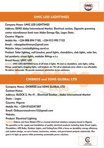 Nigeria International Lighting Expo 2026 page 57 thumbnail